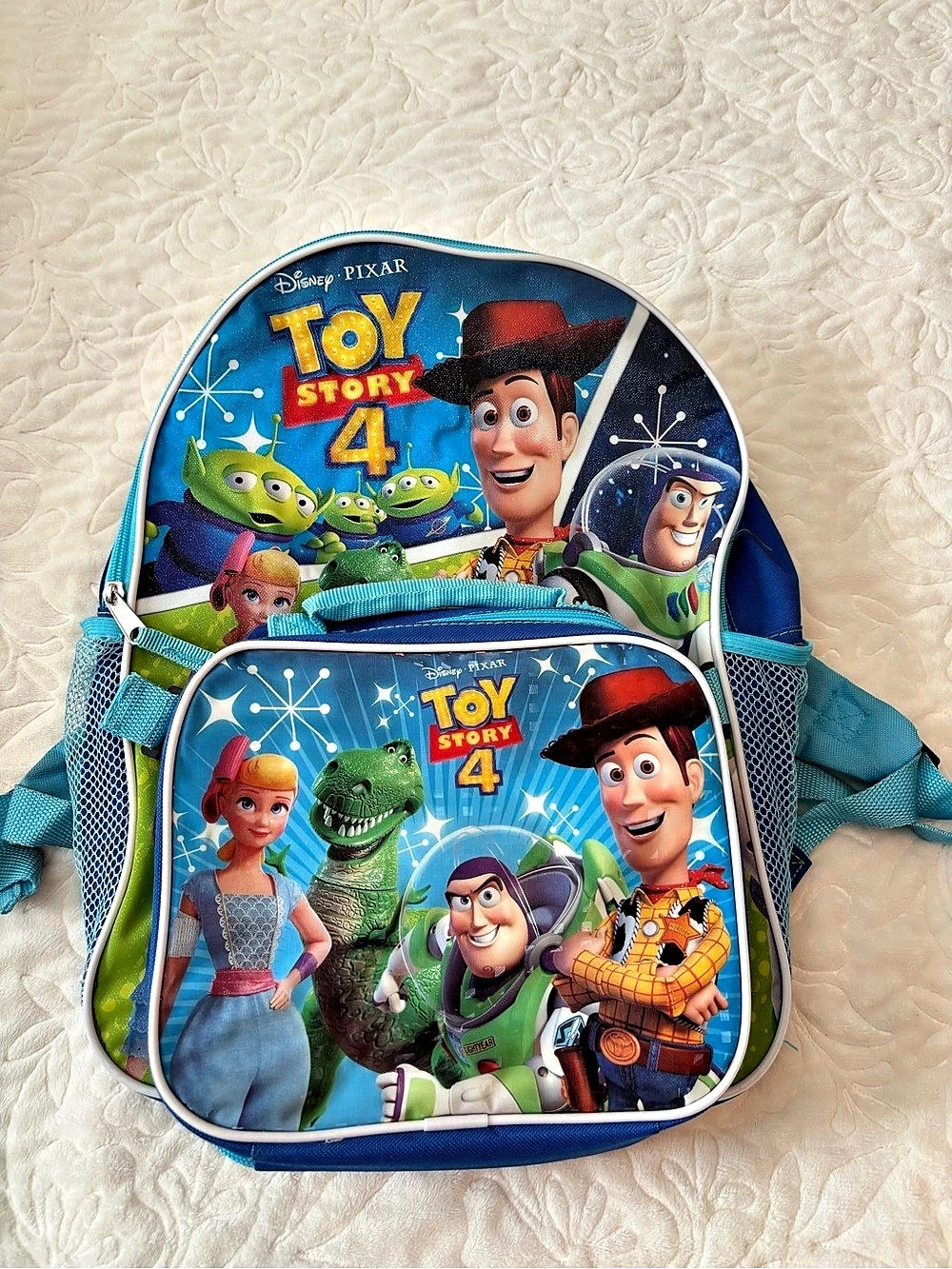 Disney Pixar Toy Story 4 Kids Backpack Blue & Turquoise